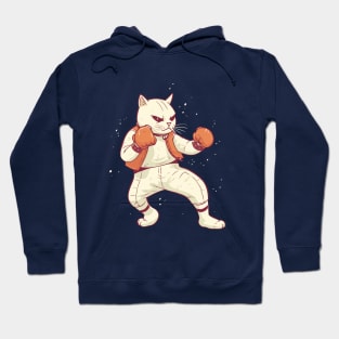 Cat kickboxing Hoodie